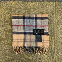 バブアー ヘリテイジ トーンダウン タータンチェック ヘアリー カシミア マフラー N272