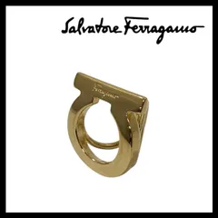 SU【Ferragamo】ガンチーニ スカーフリング ゴールド/金カラー スカーフ留め Salvatore/サルヴァトーレフェラガモ (SU-847)のサムネイル