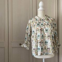 fishandkids シャツワンピ 4-5y 馬 ホース - メルカリ
