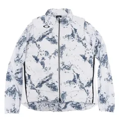 新品 OAKLEY ELEVATE TRANSFORM INSULATION VEST 2WAY ジャケット 【サイズ：JPN S】 WHITE PRINT FOA500631 ゴルフウエア オークリー レディース 5GHA/J06465/KEC23/
