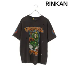 ギャラリーデプト サイズ:L  22SS  GRATEFUL DEAD スカルロゴプリントヴィンテージ加工Tシャツ 中古 BS99 ギャラリーデプト 22SS GRATEFUL DEAD スカルロゴプリントヴィンテージ