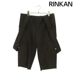 コムデギャルソンオムプリュス サイズ:XS  PO-P019 サスペンダークロップドパンツ 中古 BS99 コムデギャルソンオムプリュス PO-P019 サスペンダークロップドパンツ