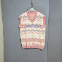 お勧めコーディネート オーバーサイズ ベスト ニット FF n1316