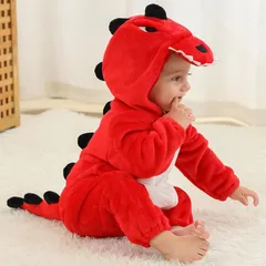 恐竜 着ぐるみ 子供 ハロウィン コスプレ 衣装 キッズ クリスマス 仮装 ベビー 可愛い パジャマ フランネル ホームウェア 