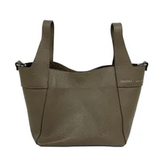 IACUCCI(イアクッチ) ハンドバッグ - ベージュ レザー