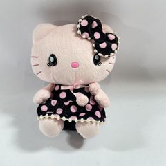 SANRIO Hello Kitty Universal Studios Japan (USJ) Japan-exclusive polka dot pink plush toy, 22cm long, current condition, 0.2kg