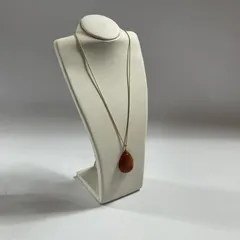 ★ K18/750刻印 ペンダントトップ付き ロングチェーンネックレス ネックレス 50cm 総重量20.55g アクセサリー 現状品 0.02kg