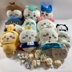 ★ ちいかわ グッズ 34点 まとめ商品 ぬいぐるみ マスコット カバン カブトムシ 強くなったハチワレ うさぎ モモンガ 現状品 3.8kg