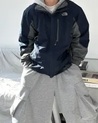 THE NORTH FACE ザノースフェイス ネイビ ハイイベント ウィンドブレーカー M