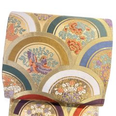袋帯 振袖帯 梅花模様 グラデーション 着物 帯 055k o - メルカリ