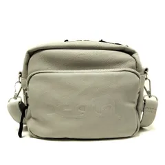 X-GIRL(エックスガール) ショルダーバッグ - ライトグレー ストラップ着脱可/斜めがけ/ミニバッグ