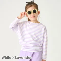 [ホワイトラベンダー]子供服 ラッシュガード トップス ベビー キッズ マタニティ 子ども水着 水泳用品 女の子 90 100 110 120 130 140 150 evercloset ever closet エバクロ エバークローゼット