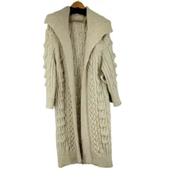 ザラ ZARA ケーブルニットコート レディース import：S 