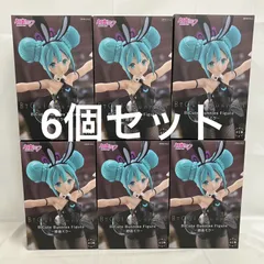未開封 初音ミク BiCute Bunnies figure 黒星紅白 フィギュア 6個セット SFQ607 c107