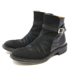 MAKERS メイカーズ UK7 ジョッパーブーツ GILL ICONS LTD ジル ベビーカーフ 別注 スエード レザー コンビ BLACK ブラック 黒  35005095