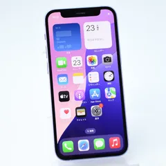 【純正バッテリー最大容量 80％】SIMフリー iPhone12 mini 64GB パープル