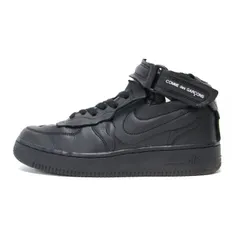 COMME des GARCONS NIKE サイズ:US5(23.5cm) | 20秋冬 AIR FORCE 1 | エアフォースワン ロゴ レザー | ブラック | コラボ 別注【レディース】【中古】のサムネイル