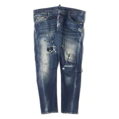 DSQUARED2 ディースクエアード パンツ インディゴ サイズ:54 | ダメージ加工 ストレッチ デニム スキニー パンツ (Sexy Twist Jean S74LB0416 S30342) | ボトムス | イタリア製【メンズ】【中古】