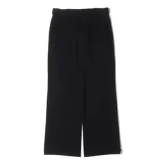 H BEAUTY&YOUTH エイチ ビューティアンドユース パンツ ブラック 黒 サイズ:L | ストレッチポリ ワイド ストレート トラウザー スラックス パンツ (1299-177-7120) | SAMPLE | ボトムス【メンズ】【中古】