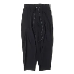 【美品】ATTACHMENT アタッチメント パンツ ブラック 黒 サイズ:1 | Ny ストレッチタフタ イージー ワイドテーパード パンツ | KAZUYUKI KUMAGAI | 日本製 ボトムス ズボン【メンズ】【中古】