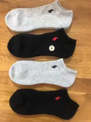 新品ポロラルフローレン メンズソックス靴下 4 足セット185