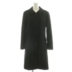 トッカ TOCCA ステンカラーコート ロング丈 カシミヤ アウター 0 黒 ブラック COTOGW0300 /AN9