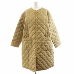 トラディショナルウェザーウェア Traditional Weatherwear アークリー ARKLEY LONG A-LINE キルティングコート ロング丈 中綿 ナイロン アウター 36 ベージュ L232APQCO0385AA /AN38