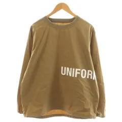 ユニフォームエクスペリメント uniform experiment PULLOVER SMOCK ジャケット プルオーバー ロゴ 2 茶 ブラウン UE-200060 /AN36のサムネイル