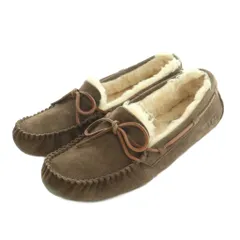 アグ オーストラリア UGG australia モカシン スエード US8 25.0cm 茶 ブラウン /MI