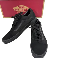 【未使用品】VANS バンズ OLD SKOOL オールド スクール スエード キャンバス ローカット スニーカー 28.5cm ブラック 黒色 箱有り  VN000CT8CJJ メンズ シューズ 靴 ヴァンズ