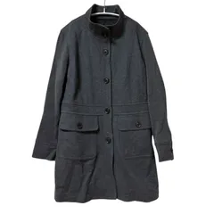 ZM1693 DAKS LONDON ダックス ロンドン ウールコート ジャケット スタンドカラー グレー 日本製 レディース 40サイズのサムネイル