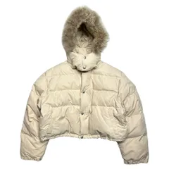 BALL by M&FG(ボール マリテフランソワジルボー) 90's ARCHIVE Fur-Hooded Short-Length Down Jacket アーカイブ ファー フーデッド ショート丈 ダウン ジャケット 48(M-L程度) ベージュ