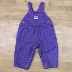 オシュコシュヴィンテージオーバーオール◎ヒッコリー◎サイズ12M