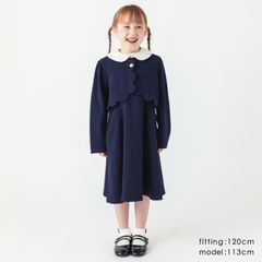 ビーミングライフストアバイビームス BIG襟 ドッキングワンピース 