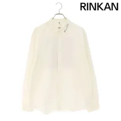 【オーエーエムシー】美品 ロゴ×フォトシャツ 長袖 白 M イタリア製 シルク オーエーエムシー】美品 ロゴ×フォトシャツ 長袖 白 M イタリア製