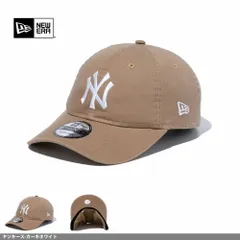【M-L ヤンキース-カーキホワイト】ニューエラ NEW ERA キャップ 帽子 9TWENTY Washed 920