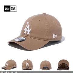 【S-M ドジャース-カーキホワイト】ニューエラ NEW ERA キャップ 帽子 9TWENTY Washed 920