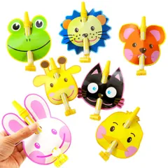 【縁日 景品 セット】 面付巻鳥 どうぶつ まきとり 25個 吹き戻し お祭り おもちゃ 縁日セット パーティー くじ引き 景品セット 子供 大量 おもしろ 【Festival Plaza サンクスカード】