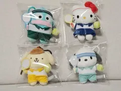 サンリオ ハンギョドン ポムポムプリン ポチャッコ ハローキティ テニスぬいぐるみキーホルダー