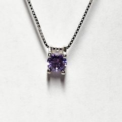No.672✨天然石✨アメジストのネックレス Silver925 - メルカリ