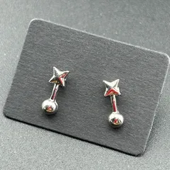 【新品】アクセサリー ピアス◆シルバー カラー シンプル デザイン 両耳セット レディース◆キャッチ付◆スタッドピアス◆