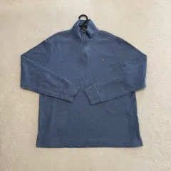 ポロ 新モデル ハーフジップ ニット L