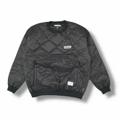 NEIGHBORHOOD 23AW QUILTING PULLOVER SHIRT LS キルティング プルオーバー シャツ ネイバーフッド 232TSNH-SHM07 ブラック L (5502M)