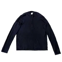 ARMANI EXCHANGE カシミア ハーフ ジップアップ ニット XL