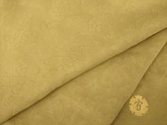 渡辺雪三郎 色無地 ジャパンオートクチュール 牡丹 正絹 躾糸付き 