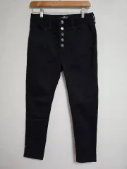 起毛 ブラック ハイウエスト M