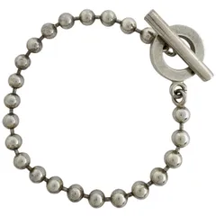 グッチ GUCCI ボールチェーンブレスレット 腕輪 ブレスレット シルバー925 シルバー レディース 【中古】