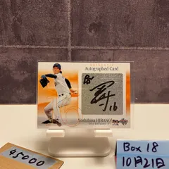 2006 BBM 平野佳寿 45/60 直筆サインカード オリックスバファローズ カード