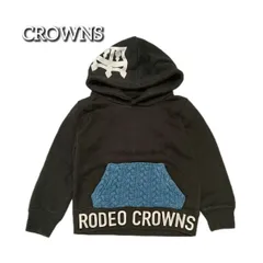 RODEOCROWNS　ロデオクラウンズ　 パーカー　95-100   Sサイズ　黒
