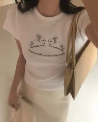 メイビーベイビー レビット Tシャツ+スカート